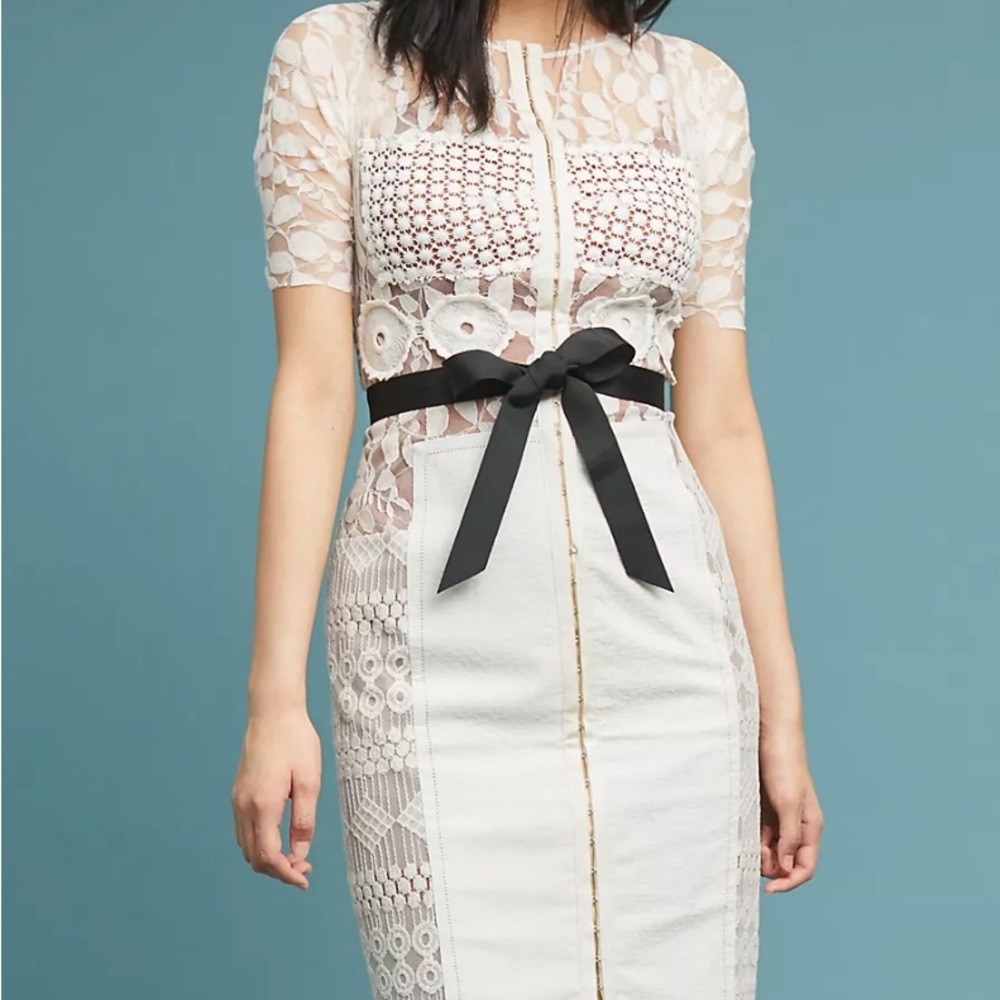 Anthropologie Beguile by Byron Lars Carissima Lace Dress (Size 00)